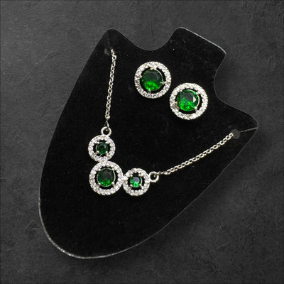 Charms CHARMS ANTI-TARNISH STERLING SILVER SILK CHAIN NECKLACE FOR WOMEN & GIRLS Alloy Locket Set