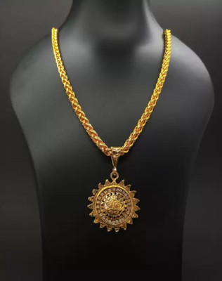 LABHUBAMON 1 gram Pendant set With chain “20” Inches for man and boy New design new year Gold-plated Plated Copper Chain Set