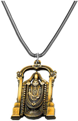 AFH Lord Tirupati Balaji Venkateswara Bronze Charm Decorative Car Hanging Ornament Car Hanging Ornament(Pack of 1)