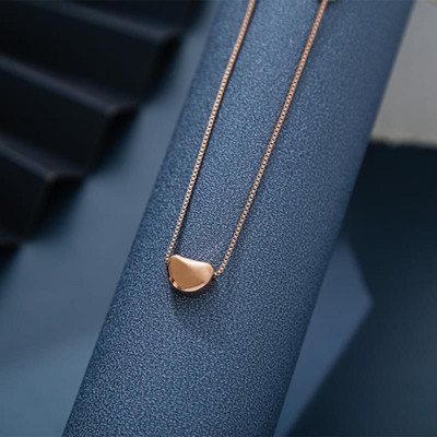 MYKI Elegant Pendants With chain For women & girls Gold-plated Cubic Zirconia Stainless Steel Pendant