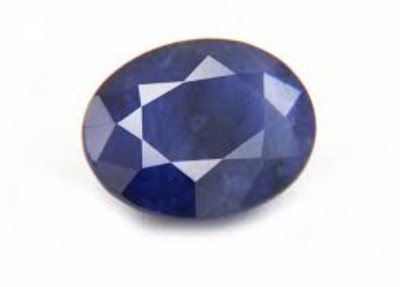 house of common AJ Retail Blue Sapphire / Neelam 7.50 Ratti Lab Certified Sapphire Stone Sapphire Stone
