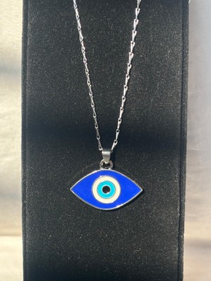 Stylie Evil Eye Pendant with stainless steel Chain Stainless Steel Locket Set