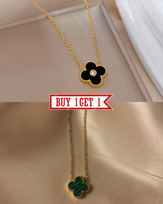 GUJJUJEWELLERS Stylish Pendant for Women & Girls (Buy 1 Get 1 Free) Gold-plated Alloy Pendant