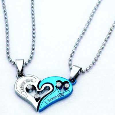 m a enterprises Silver Metal Pendant Set