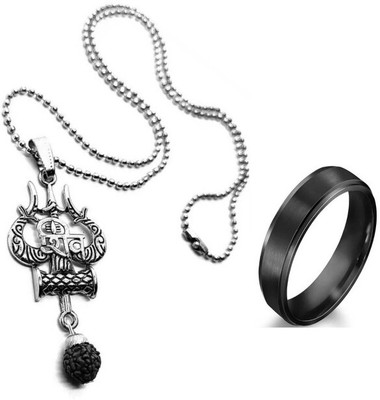Dynamic Retail Global Stainless Steel Sterling Silver Multicolor Jewellery Set(Pack of 3)