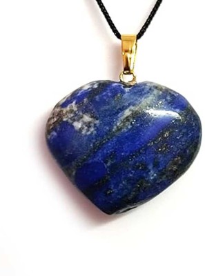 AIR9999 Natural Lapis Lazuli Lajwat Crystal Heart Shaped Pendant Lapis Lazuli Crystal