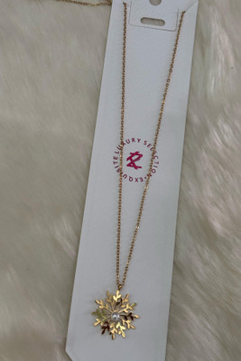 kiyu ziyu chain Gold-plated Stainless Steel, Alloy Pendant Set