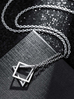 Roadster Men Pendant | Pendant For Men | Boys Chain Locket | Fashion Locket Rhodium Alloy Pendant