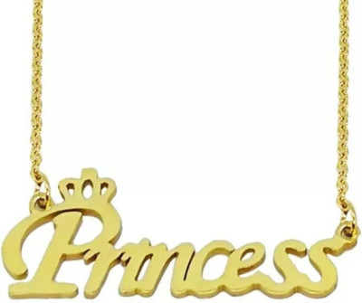 VICON INTERNATIONAL Princess locket and chain gold color Gold-plated Alloy Pendant