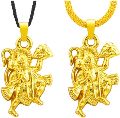 R G TRENDS Lord Hanuman Combo for girls 7 boy /men & women Brass Alloy Pendant