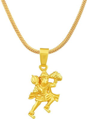 ricky collections Hanuman Ji Gold-plated Alloy Pendant Set