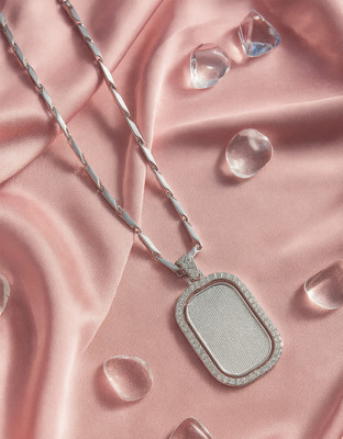 shankhraj mall Gold-plated, Silver Cubic Zirconia Metal Pendant