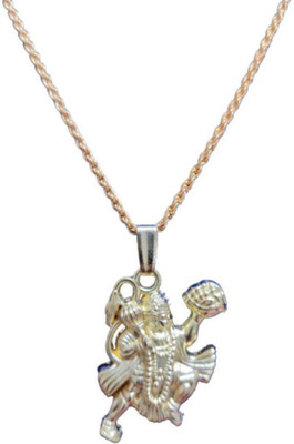 PLACIDO Pendant Locket Stylish, Fancy Silver Zinc Pendant Set