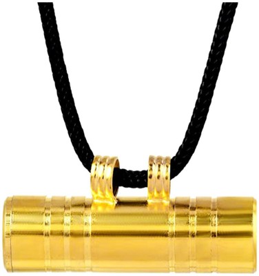 AFH Brass Spiritual Gold Evil protector Cylinder Tabiz Amulet Taweez for Unisex Brass Pendant