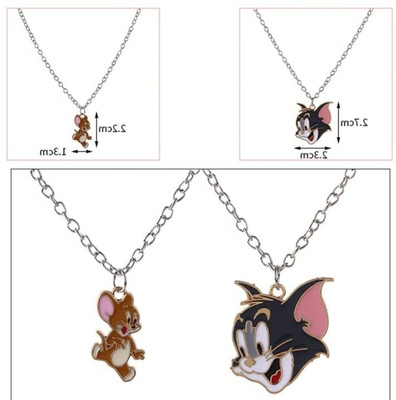 m a enterprises F 108_JS tom jrry pen-hd Silver Stone Pendant Set