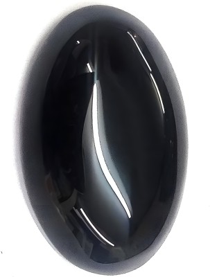 ARSUVI 4 Ratti Sulemani Hakik Stone Original Certified, AAAA+ Genuine Natural Black Onyx Stone