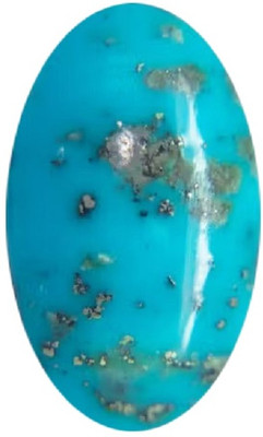 VishvMa 7.00 Ratti 7.50 Ratti Natural Turquoise firoza Stone Original Certified Turquoise Stone Pendant