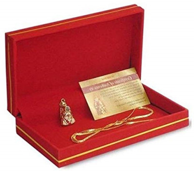 SHRI ASTHA VINAYAK HANUMAN CHALISA LOCKET BRASS FOR DAILY WEAR PURPOSE UNISEX Gold-plated Brass