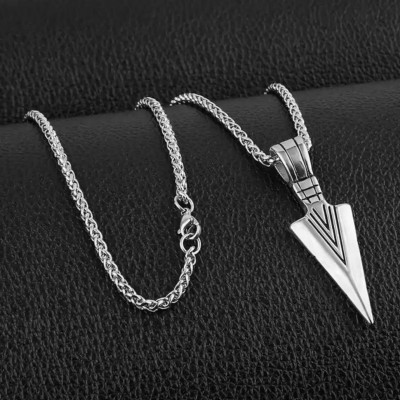 Teeragaj F 852_RR JSE-SILVER ARROW Stone Pendant Set