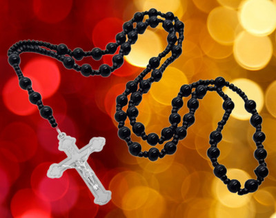 Dynamic Retail Global Cross Locket Jesus Chain Necklace Pendant Rosary Christian Jewellery G314Q Crystal Pendant Set