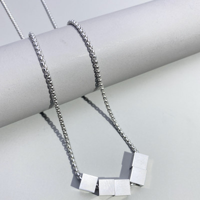 Salty Alpha Copper Neck Chain for Men & Boys | Long Necklace | Aesthetic Jewellery Stainless Steel Locket Set