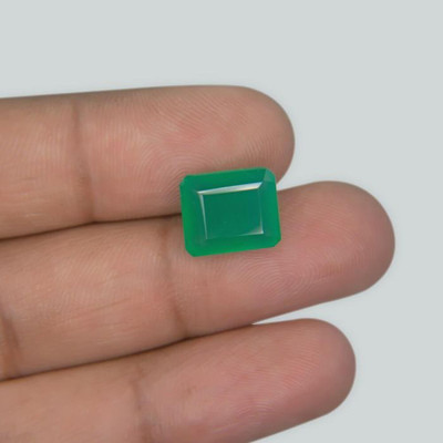 Chopra Gems Unique & Effective Bhagya Ratan Onyx Substitute of Emerald Loose Gemstone Stone