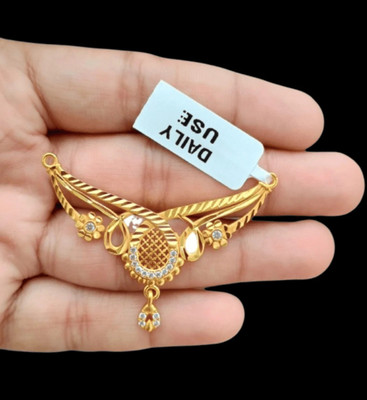 SAPNAPALACE TRENDY MANGALSUTRA PENDANT WITH BIG SIZE DESIGN Gold-plated Brass Pendant