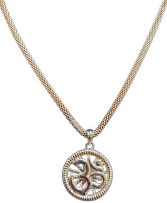 Jagsun Pendant Locket Stylish, Fancy Silver Alloy Pendant Set