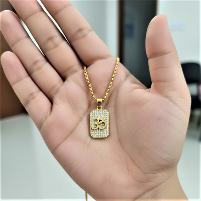 aklina 1-Gm locket set Gold-plated Alloy Locket Set