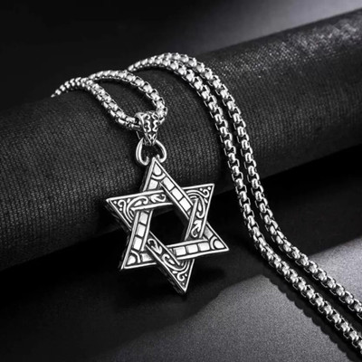 EndlessFashion Sterling Silver Stainless Steel Pendant Set