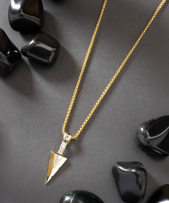 NVR Gold-plated Stainless Steel Pendant Set