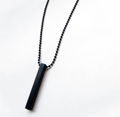 Astra BLACK BAR PENDENT FOR BOYS AND GIRLS Metal