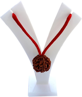 DIVINE SOUVENIRS Certified 7 Mukhi Rudraksha Beads Real Locket Natural 7 Face Rudraksha Beads Beads Wood