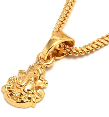 Jewar Mandi Gold-plated Brass Locket