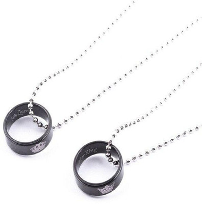 Ruhi Collection Allure Charming Pendant Chain Necklace Stainless Steel Pendant