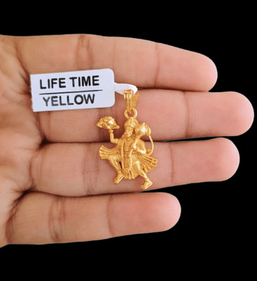 DIVS FASHION HANUMANJI GOLD PLATED Gold-plated Brass Pendant