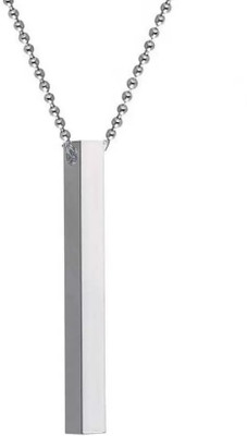 Lila Vertical Bar Pendant Black Gold Silver Copper Color Design Locket Stainless Steel Pendant