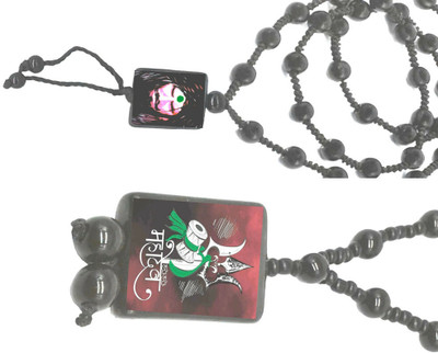Dynamic Retail Global Mahakal Religious Locket Cotton Dori Pendant Set Shiva Mahadev Mala Onyx iw62 Crystal Locket Set