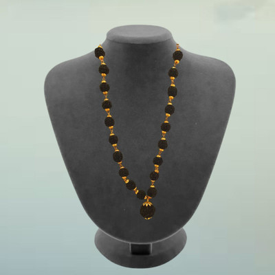 kripaurban Unisex Shiv Trishul OM Pendant For Men, Women's Boys Girls Gold-plated Beads Brass, Alloy Locket