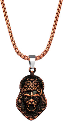 M Men Style Metal Pendant Lord Rhodium Metal, Brass Pendant