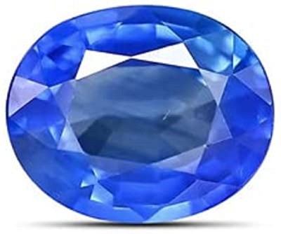 JEMSPRIME 7.25 Ratti 6.25 Crt Natural Srilankan Neelam Blue Sapphire Stone Original Sapphire Stone
