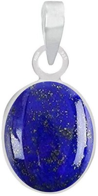 AQUAGEMS lapis lazuli 10.25 Ratti or 9.50 Ct Gemstone Men & Women bis Hallmark 925 Sterling Silver Alloy Pendant