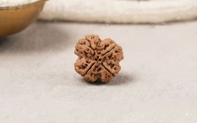 Sugandhim Astro Natural-Nepali-4Mukhi Lord Brahma (God of Creation) / Goddess Saraswati Wood Pendant