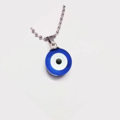 accessoo Bad Eye Protector Evil Eye Pendant With Metal Chain and Ball Chai For Boys Men. Bronze, Alloy, Stainless Steel Pendant Set