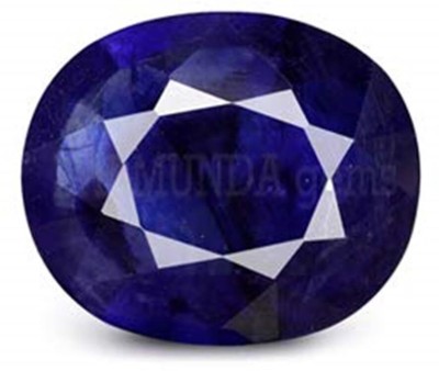 barmunda gems 7.25 Ratti /6.52 Carat Blue Sapphire Neelam Gemstone Sapphire Stone