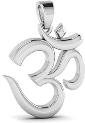Sidharth Gems Om Pendant Locket in Pure 92.5 Sterling Silver For Unisex Adult Sterling Silver Sterling Silver Locket