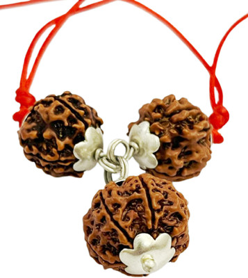 numeroastro Saraswati Rudraksha Kavach Pendant For Education With Lab Certificate (1 Pc)… Wood Pendant
