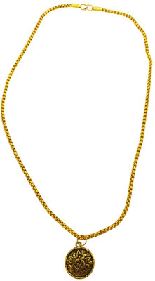 Fine Creation SHIV SHAKTI KAVACH LOCKET Gold-plated Brass, Alloy Pendant Set