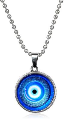 Buy Adhvik Flying Bird Eagle With Red Evil Eye Wind Pirate Sea Punk Locket  Pendant Necklace Online at Best Prices in India - JioMart.