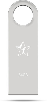 Flipkart SmartBuy FPD064-UR1-20 64 GB Pen Drive Compatible with Desktop Computer, Laptop, Television USB 2.0 Metal Case(Silver)